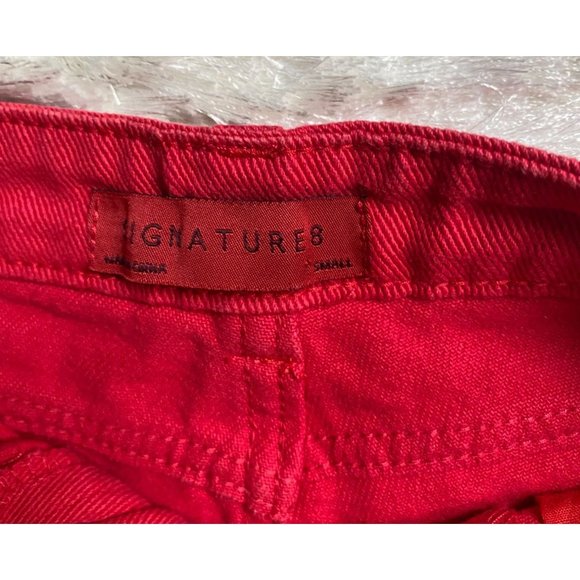 Signature 8 red racer shorts sz Small - Picture 2 of 3